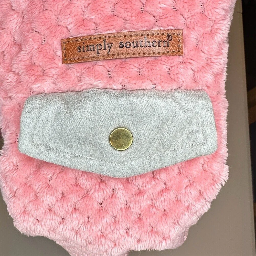 SIMPLY SOUTHERN BLOSSOM LONG SLEEVE SOFT SHERPA PULLOVER SWEATSHIRT size S